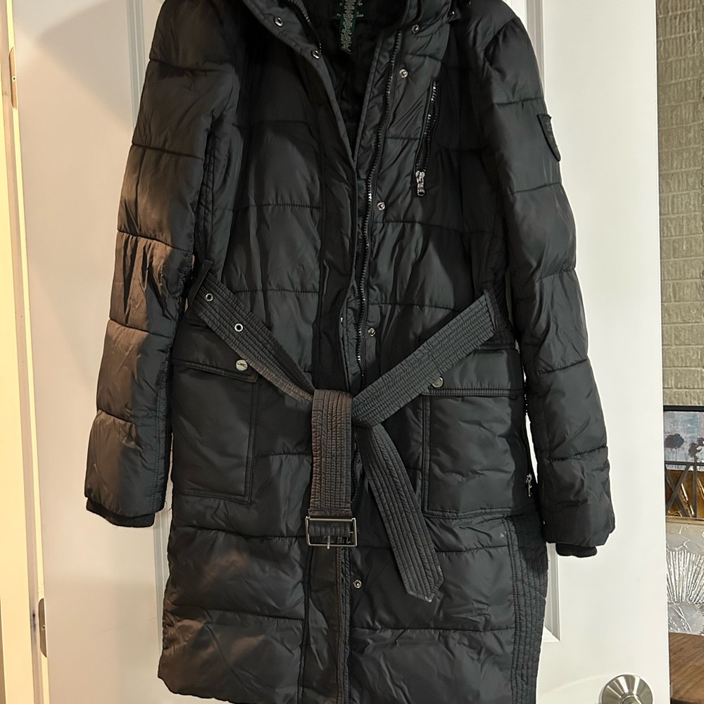 Lauren Ralph Lauren Quilted Black Puffer Coat